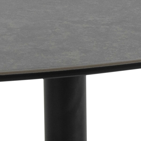 Furniture To Go Barnsley Black Ceramic Coffee Table 100x95x41 cm