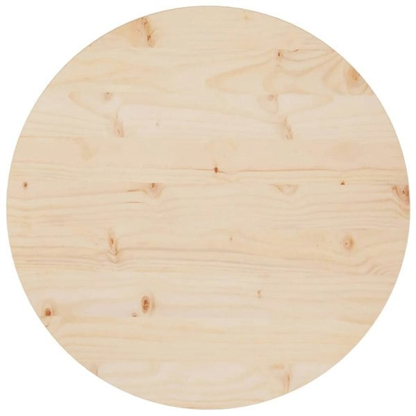 Berkfield Table Top �_�”�_60x2.5 cm Solid Wood Pine