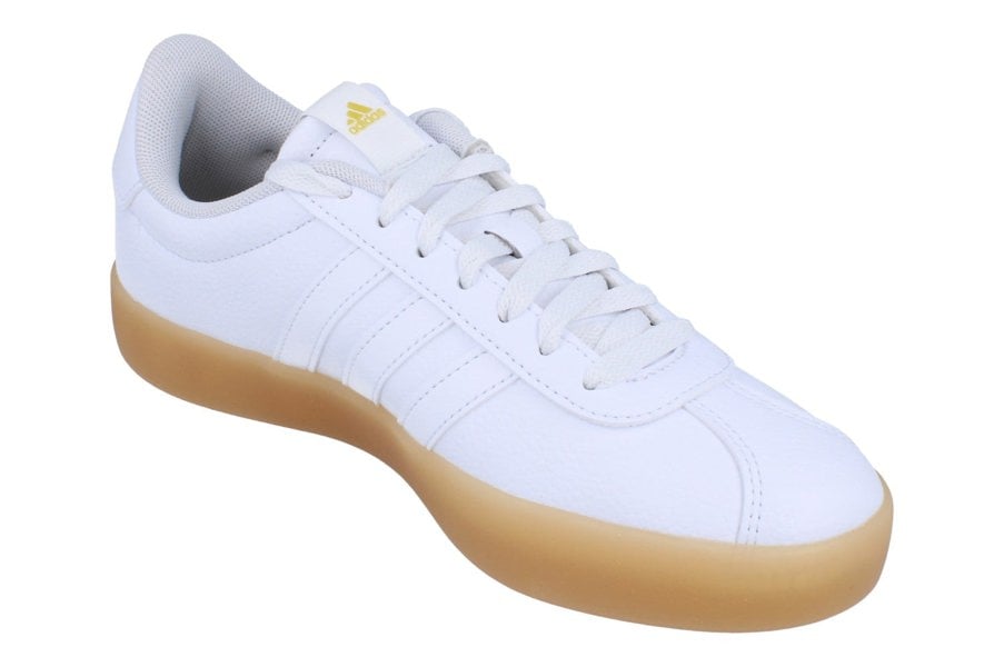 Adidas Vl Court 3.0 Womens Trainers Sneakers  ID9070 - White Gum Id9070 - Photo 3