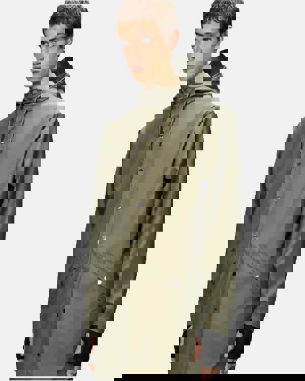 Rains Long Unisex Jacket - 134 Marsh