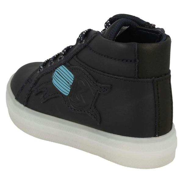 Clarks Boys Clarks Bug Detailed Light Up Ankle Boots Flare Fox T