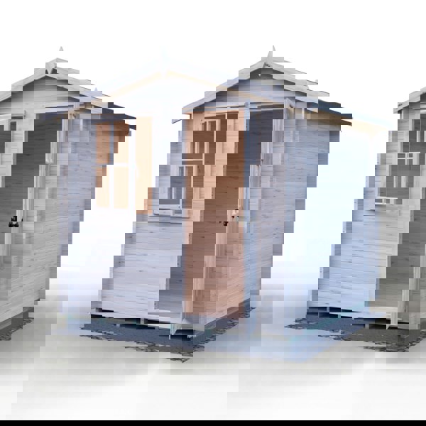 Shire Avesbury 8x8 Log Cabin 19mm interlock  Cladding - Best Shed