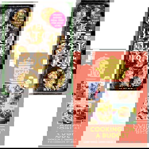 The Batch Cook Book By Sam Gates and [Hardcover] The Batch Lady Cooking on a Budget By Suzanne Mulholland 2 Books Collection Set