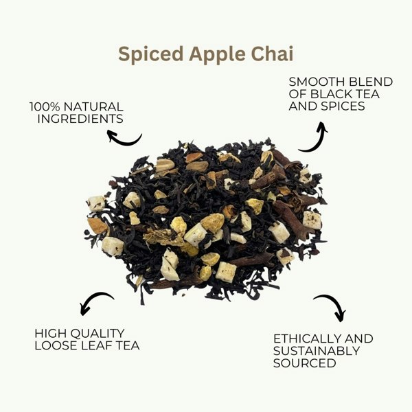 Camellios Spiced Apple Chai, Black Loose Leaf Tea