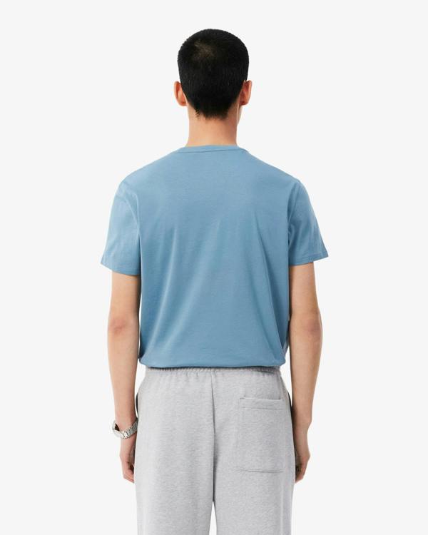 Lacoste Mens Crew Neck Pima Cotton Jersey T - Shirt - Aral 57I | CHO | Designer Mens Short Sleeve T - Shirts & Tops
