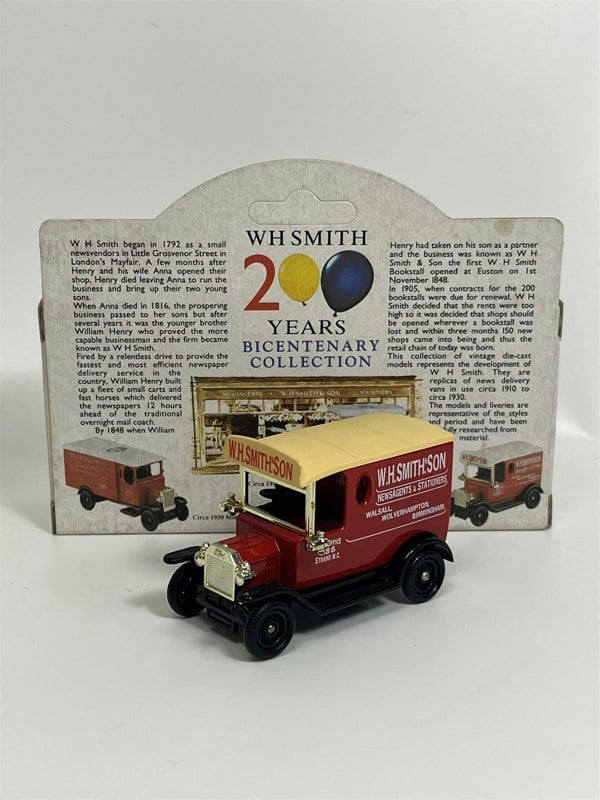 MCSlots Model T Delivery Van WH Smith Bicentary Collection 20 Years Lledo WHS01D S2