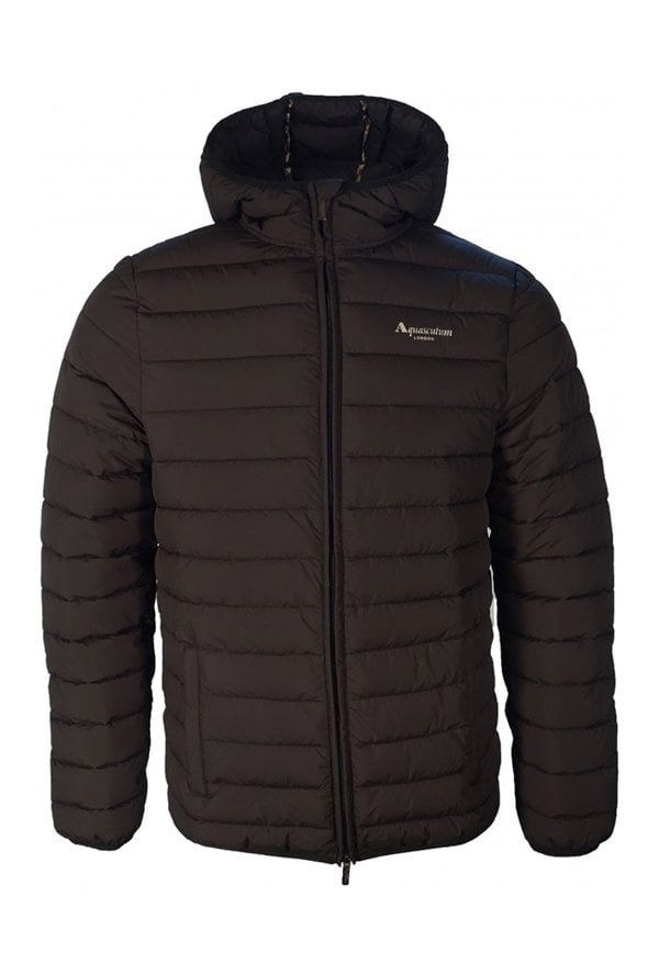 Aquascutum Men's Quilted Hooded Jacket