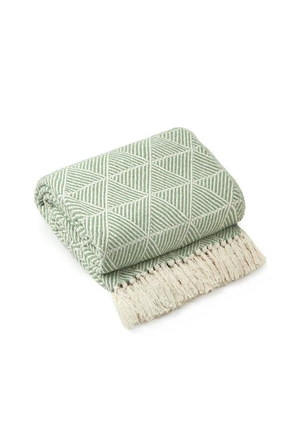 Zahra Pistachio Throw 70x100"