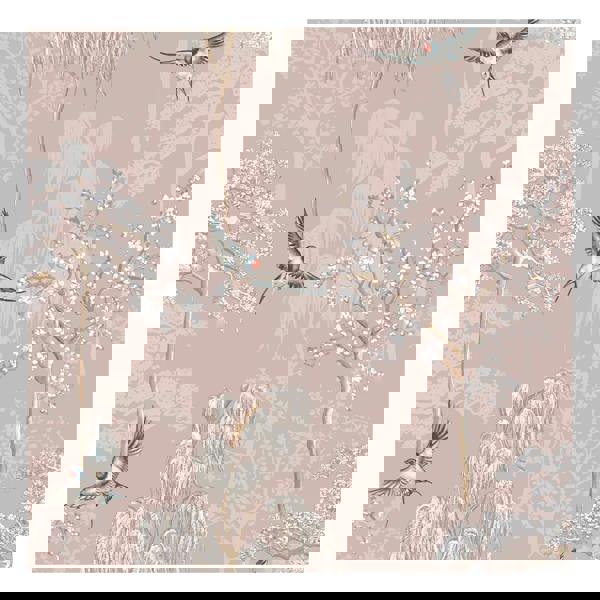 World Of Wallpaper Japanese Garden Wallpaper - Blush Pink - 