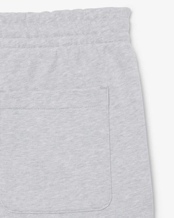 Lacoste Regular Fit Mens Fleece Shorts - Silver Chine CCA | CHO | Designer Mens Sweatshorts