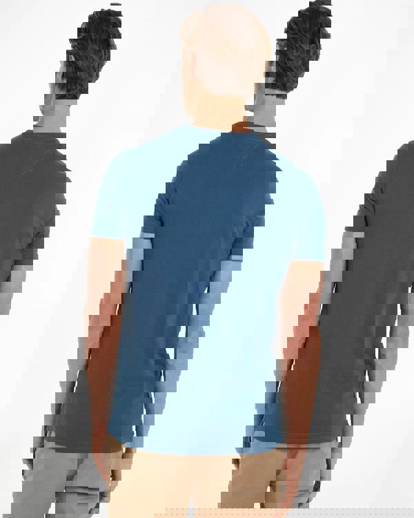 Tommy Hilfiger Tommy Logo Basic Mens T-Shirt - Aegean Sea