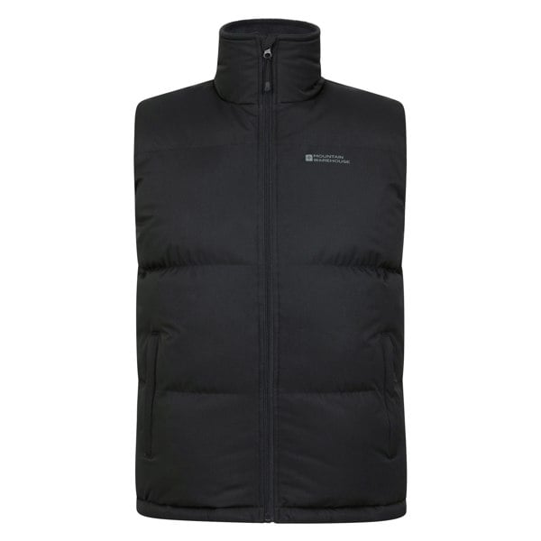 Mountain Warehouse Mens Rock Padded Gilet - Black