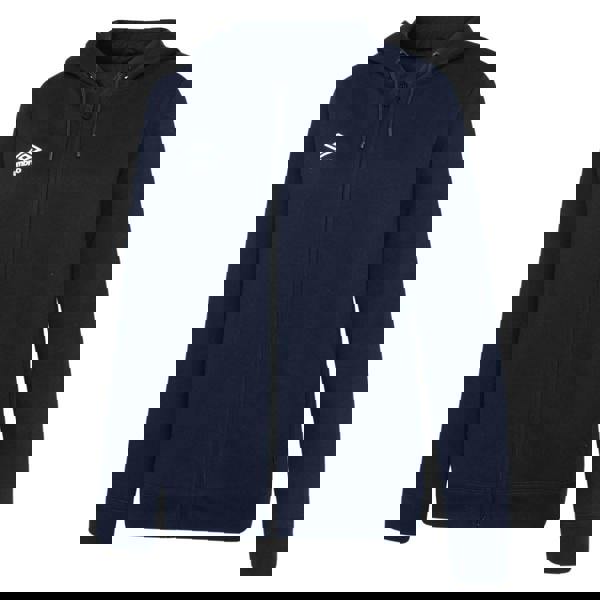 Umbro Womens/Ladies Club Leisure Full Zip Hoodie - Navy/White - 