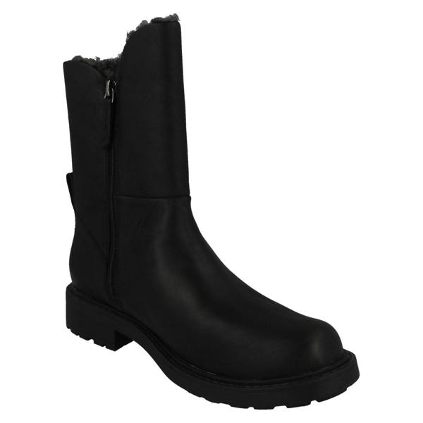 Clarks Ladies Clarks Warmlined Ankle Boots Orinoco2 Buckle