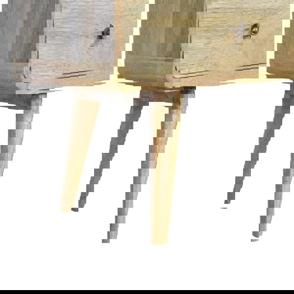 Artisan Furniture Solid Wood Curved Oak-ish Media Unit