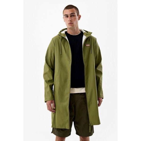 Hunter Andrea Unisex Green Rain Coat