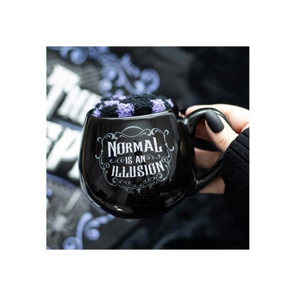 Serano Normal is an Illusion Gothic Mug and Socks Set