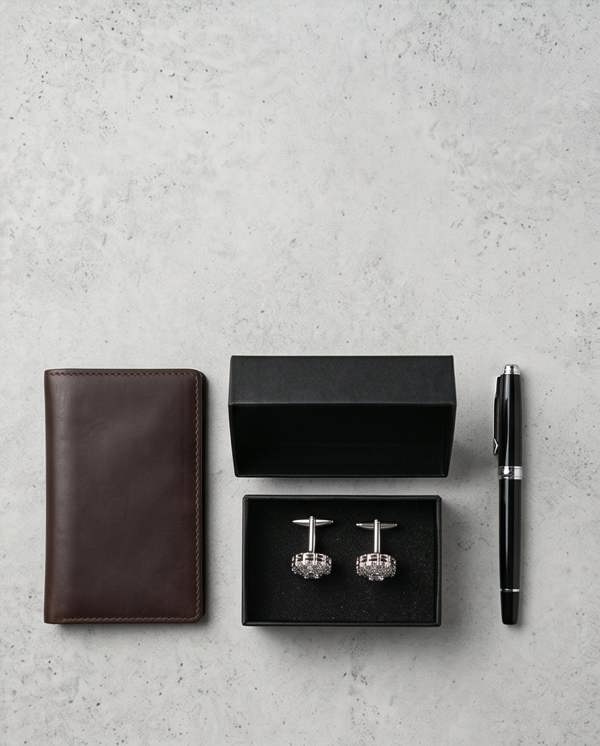 Radiant Crystal Flower Burst Cufflinks