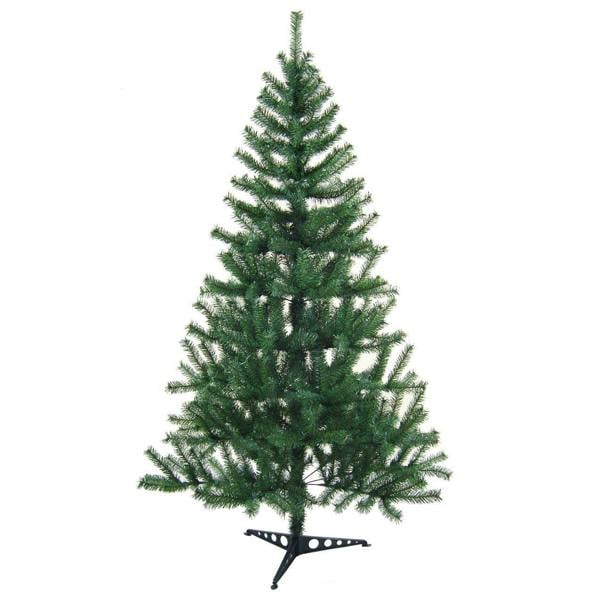 2ft to 6ft Artificial Canadian Pine Christmas Tree in Green PVC, Indoor and Covered Outdoor Use image 1