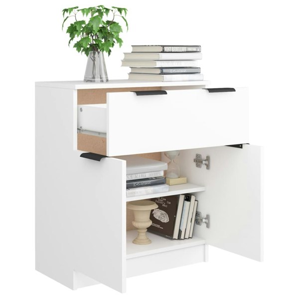 Berkfield Sideboard White 60x30x70 cm Engineered Wood