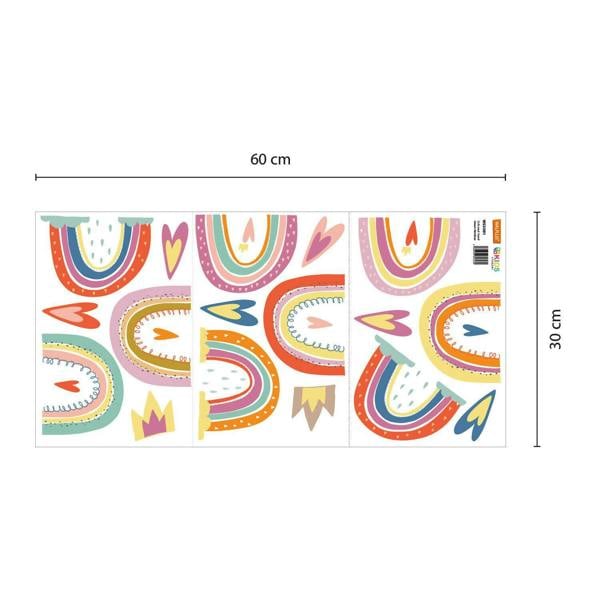 WALPLUS Colourful Hand drawn Rainbows | Modern Home Decor