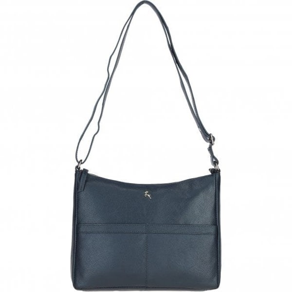 'Highgate' Real Leather Shoulder Bag: AJ4