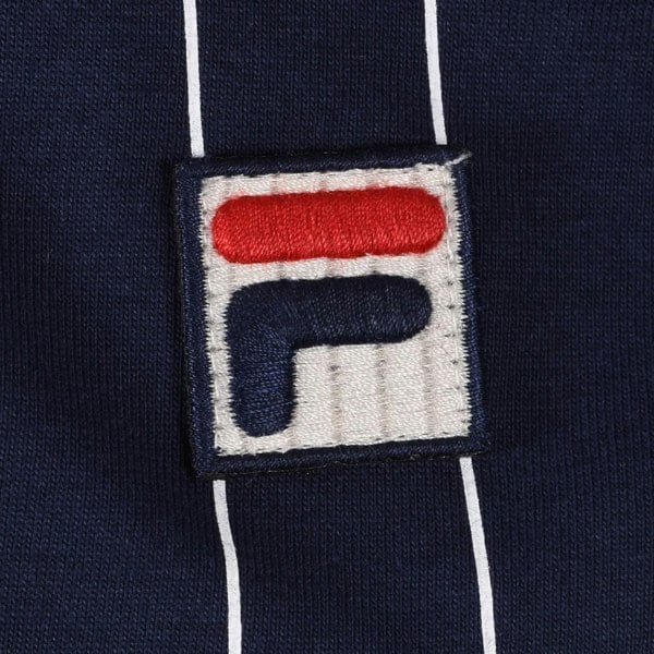 Fila BB1 Classic Striped Polo Shirt Fila Navy/Fila Red
