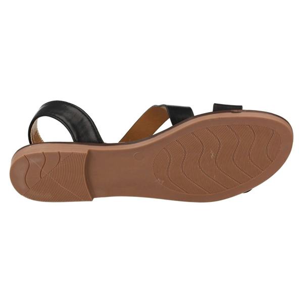 Savannah Ladies Savannah Flat Y Strap Mule Sandal with Buckle F00443
