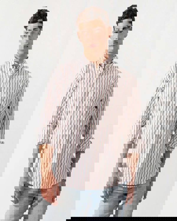 BOSS Orange Ricoplus Mens Long Sleeve Shirt - White 100