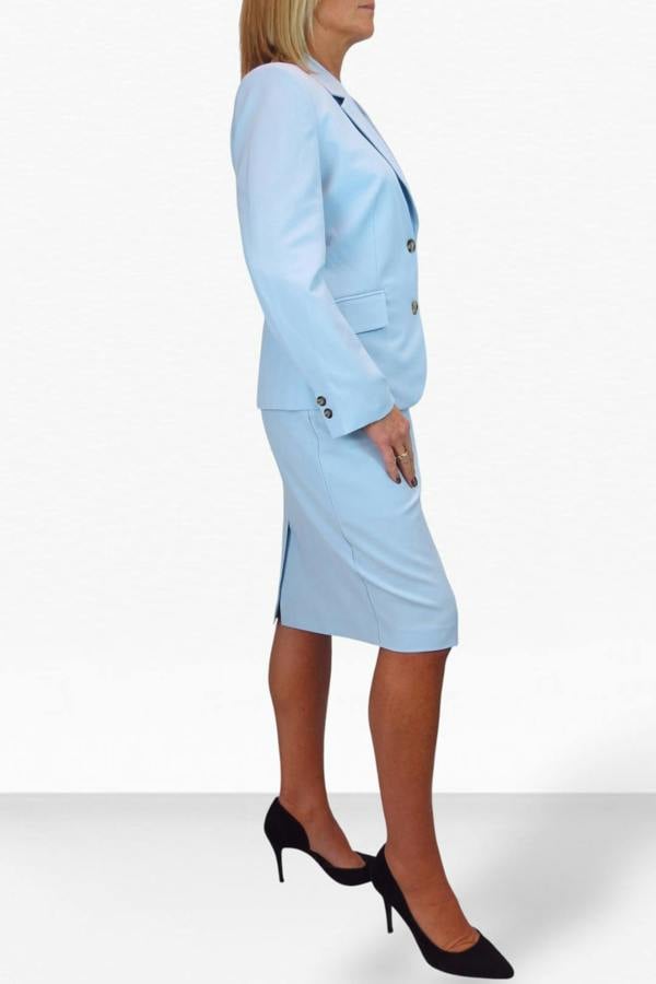 Paulo Due Women's 2 Piece Tailored Skirt Suit