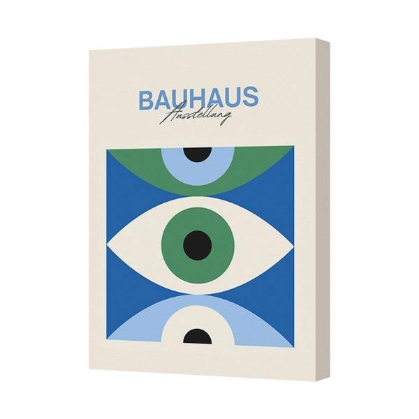 Benjamin Tate Design Bauhaus Ausstellung Canvas Print Geometric Eye Design Artwork