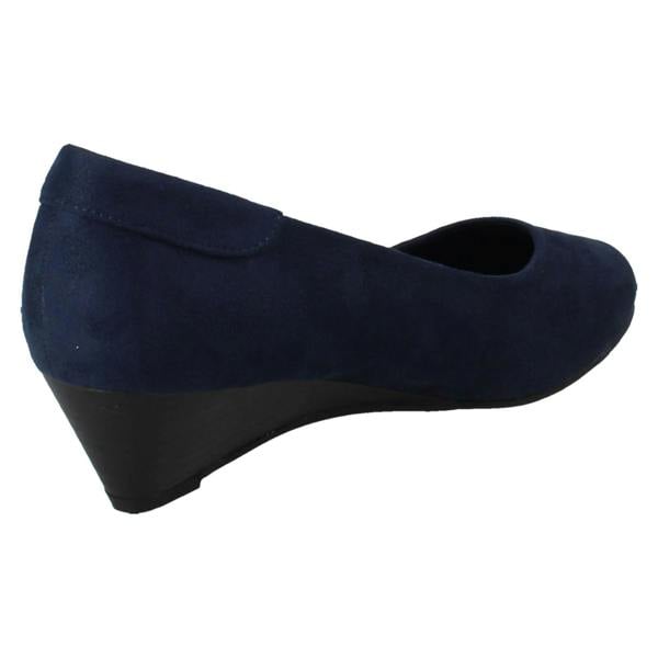 Spot On Ladies Spot On Wedge Heel Shoes F90157