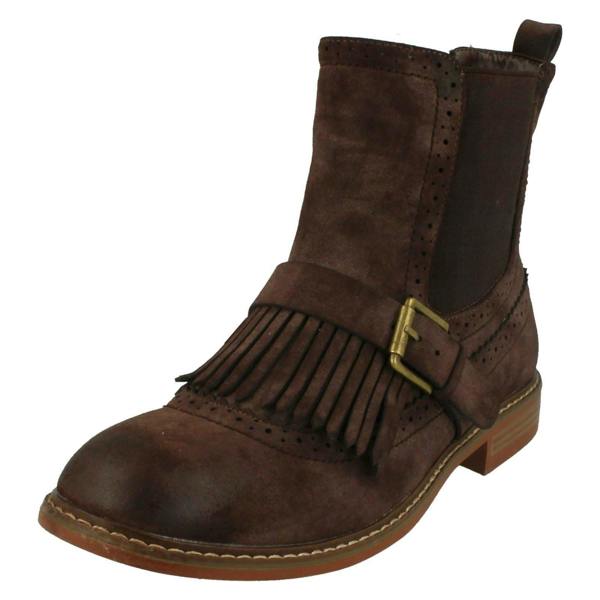 Down to Earth Ladies Down To Earth Flat Ankle Boots