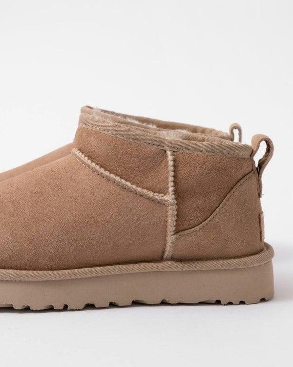 UGG Classic Ultra Mini Womens Boot - Sand - CHO - Designer Womens Boots