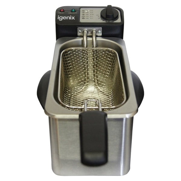 igenix Deep Fat Fryer with Basket, 1.5 Litre