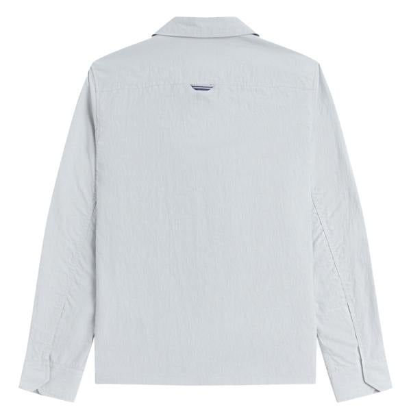 Fred Perry Ripstop Pocket Overshirt Dusky Blue
