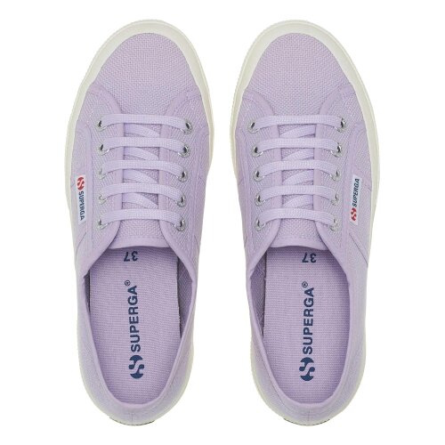 Superga Unisex Adult 2750 Cotu Classic Vegan Trainers - Avorio/Violet Lilla