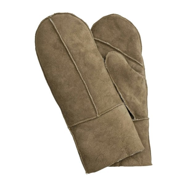 Infinity Leather Women’s Premium Suede Leather Shearling Wool Lining Gloves