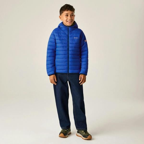 Regatta Kids Marizion Hooded Padded Jacket - Olympian Blue/Aviator Blue