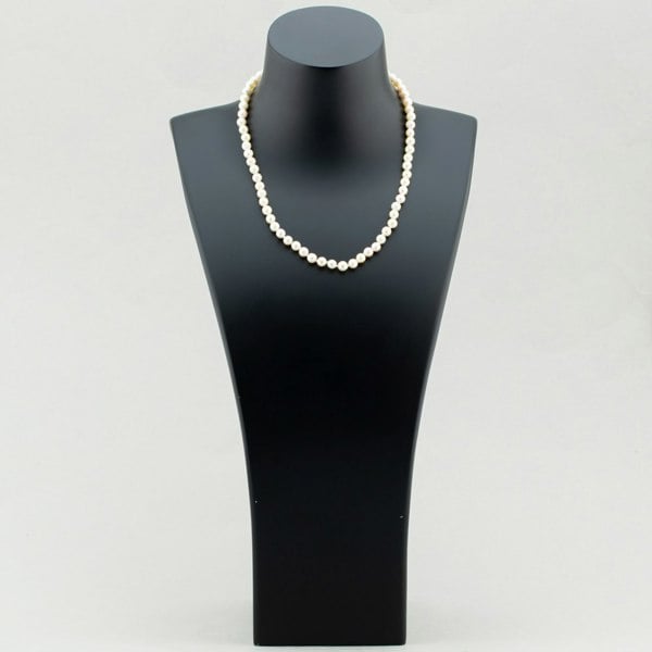 T. H. Baker 9ct Yellow Gold 18 Inch Akoya Pearl Necklace WAX011132