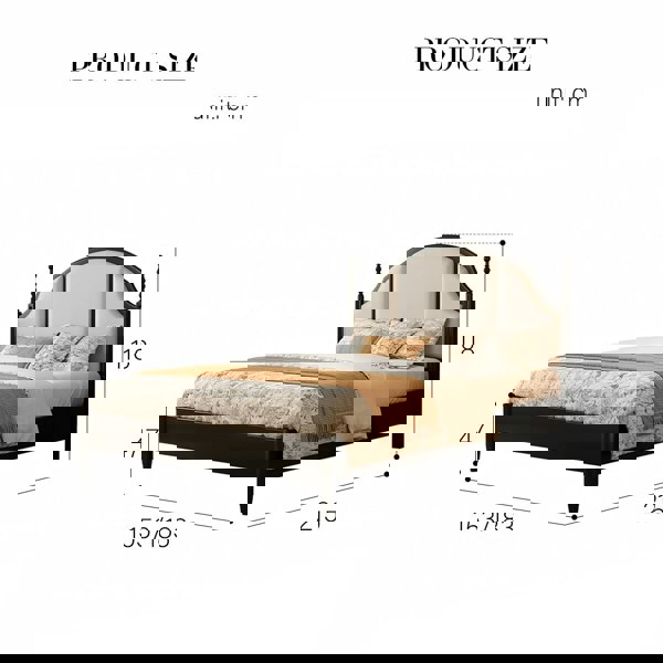 Rit Concept Blanche King Size, Super King Size Bed