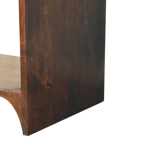 Artisan Furniture Solid Wood California Walnut Newton Bedside Table
