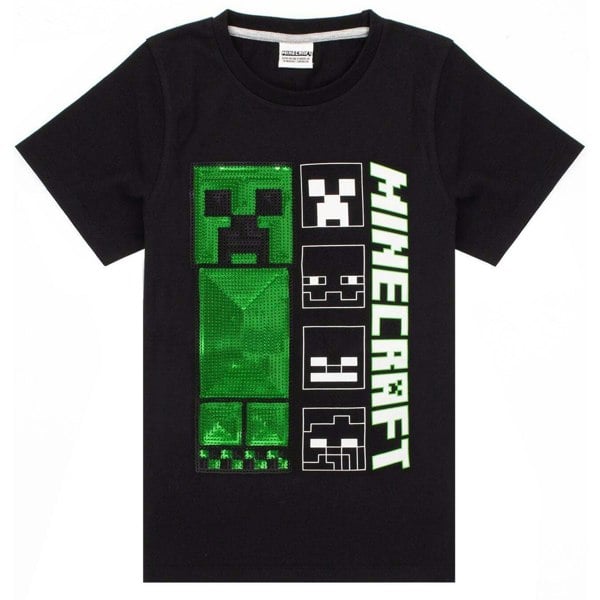 Minecraft Boys Short Pyjama Set - Black/Green/Grey