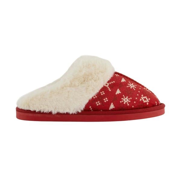Regatta Womens/Ladies Blitzen Fair Isle Slippers - Navy/Light Vanilla - 