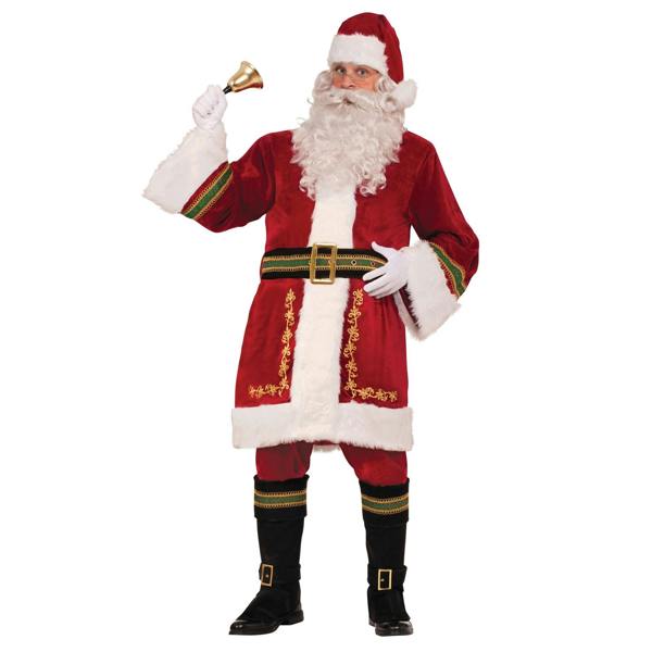 Bristol Novelty Unisex Adults Classic Santa Costume - Red/White - 
