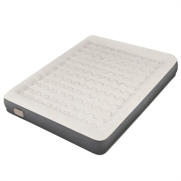 Lavio Inflatable Mattress TPU Airbed Rechargeable Pump Camp Bed Grey