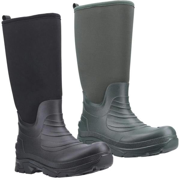 Cotswold Kenwood Mens Pull On Rubber Tall Wellington Wellie Boots