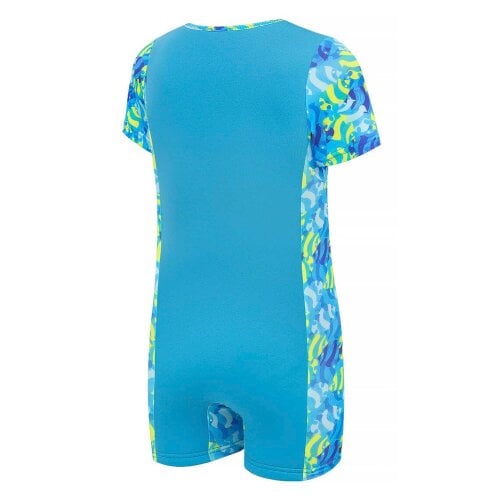 Aqua Speed Boys Neosplash Blue Flexible 2mm Neoprene Wetsuit with UPF 50+ for Swimming