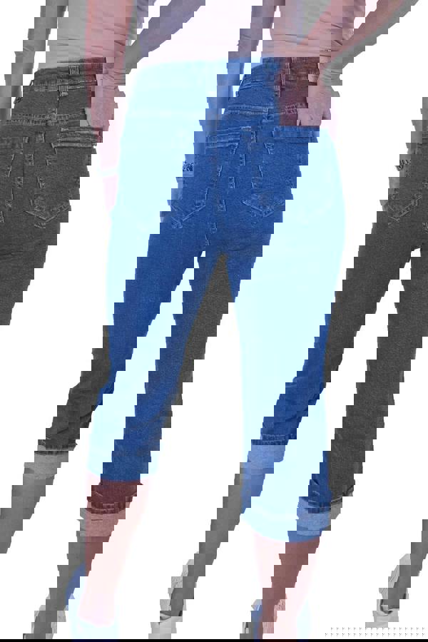 Paulo Due Womens Stretch Denim Cropped Jeans