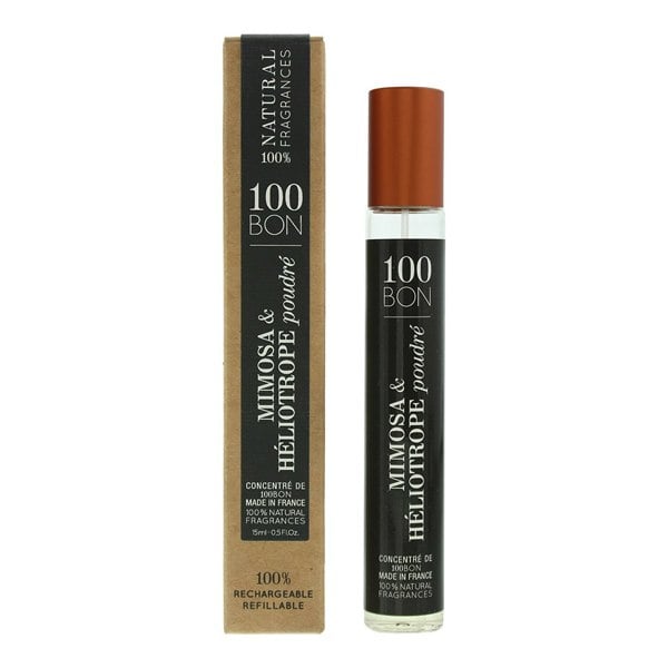 100 Bon Mimosa & Heliotrope Poudre Unisex Refillable Eau de Parfum - 15ml